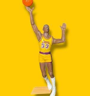 Vintage Kareem Abdul-Jabbar Lakers Figure Collectible